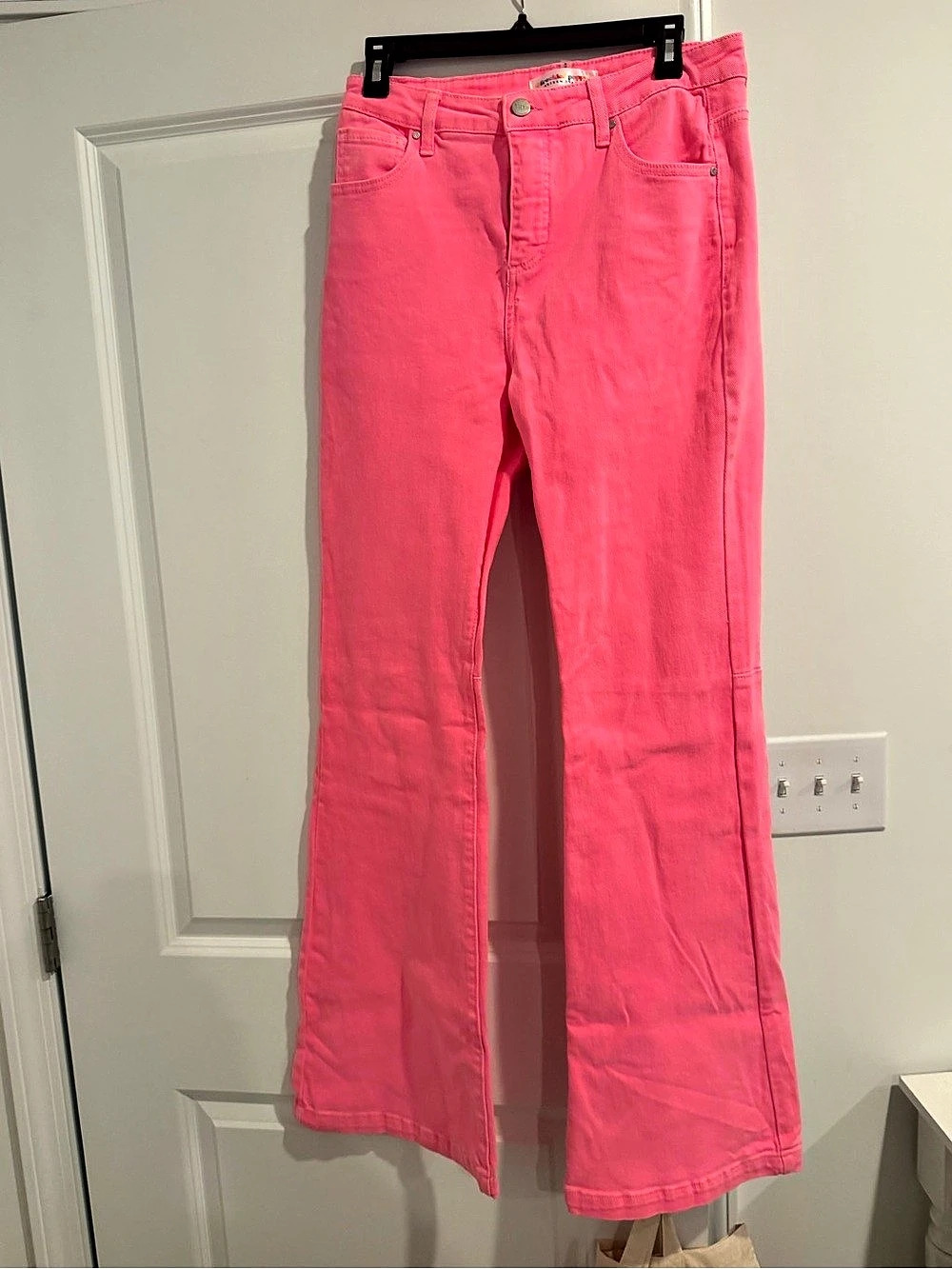 Freckled poppy/ Risen Pink Wide Leg Jeans